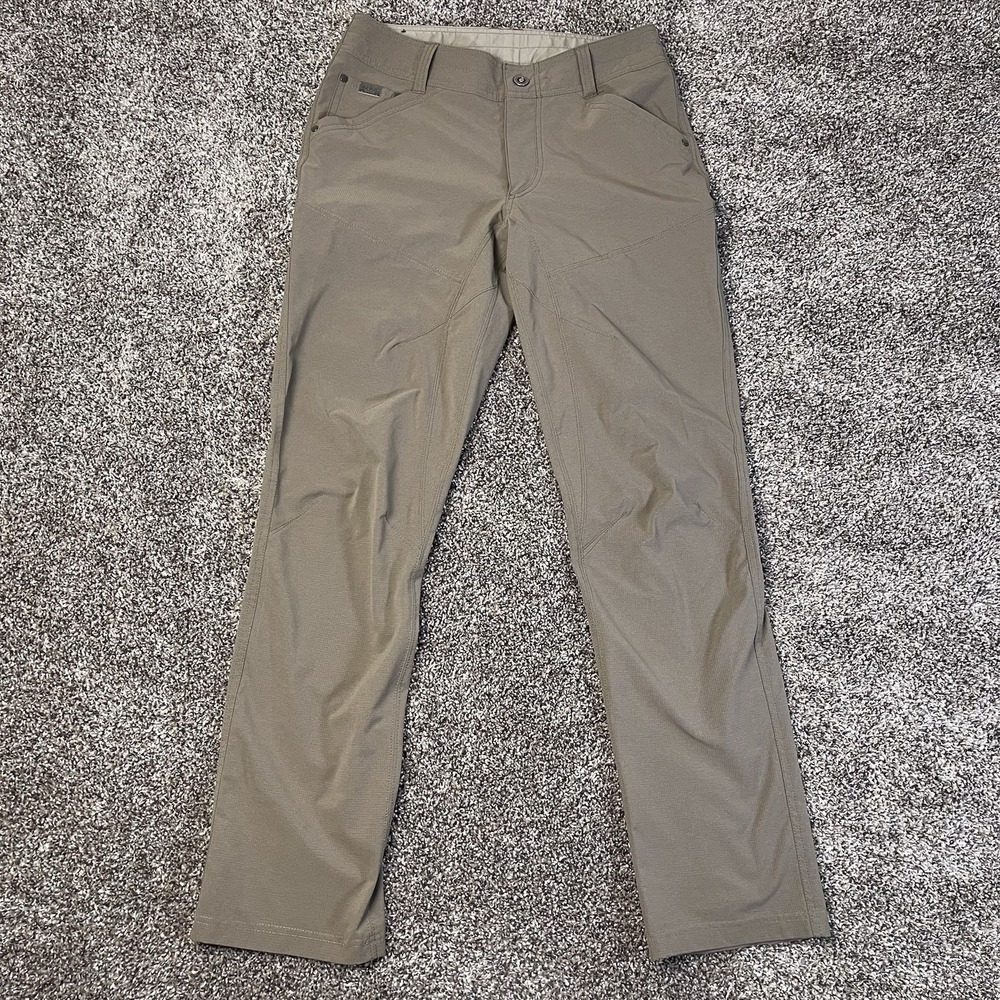 Kuhl Silencr Pant Mens Size 30x32 Khaki Hiking Outdoor Stretch Lightweight NICE!
